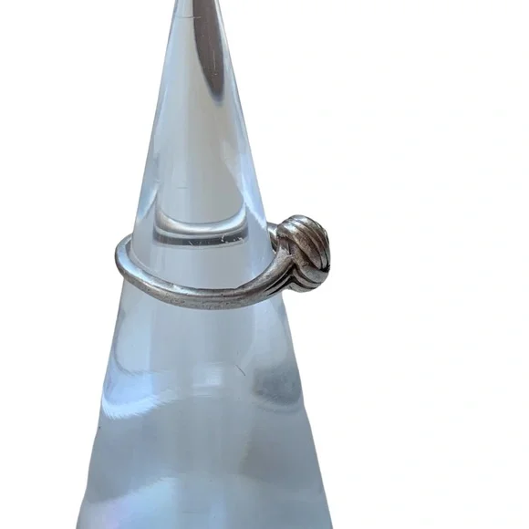 Vintage RJ Graziano Sterling Silver Knot Ring Woman’s Jewelry Love Promise Ring - Picture 6 of 9